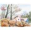 Image 1 : Edward Garbely 1908-1999 US Watercolor Landscape
