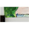 Image 2 : American Modernist Landscape Gouache Paper Signed