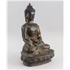 Image 2 : Chinese Gilt Bronze Shakyamuni Buddha Statue