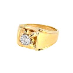 14KT Yellow Gold 0.62ct Diamond Ring