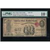 Image 1 : 1865 $1 New York National Shoe and Leather Bank Note PMG 10NET