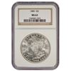 Image 1 : 1885 $1 Morgan Silver Dollar Coin NGC MS63