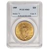 Image 1 : 1909 $20 St Gaudens Double Eagle Gold Coin PCGS MS63