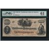 Image 1 : 1862-63 $100 Confederate States of America Note PMG 61