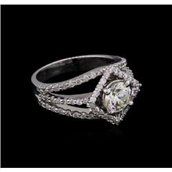 2.97 ctw Diamond Ring - 14KT White Gold