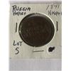 Image 1 : Rare Very Old 1841 RUSSIAN EMPIRE 1/2 Kopek Coin