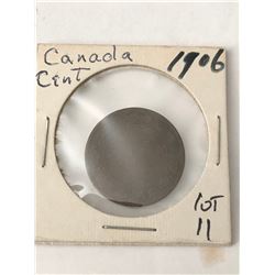 1906 Canada Large Cent Nice Early Coin