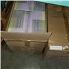Image 2 : 2 CASES OF CEILING LIGHT FIXTURES - 16 TOTAL