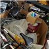 Image 1 : PALLET OF RETURNED GOODS, SHOP STOOL, CEILING LIGHT
