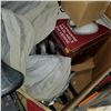 Image 2 : PALLET OF RETURNED GOODS, SHOP STOOL, CEILING LIGHT