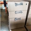Image 1 : TEKNION 3 DRAWER END TABLE W/ FILING CABINET DRAWER