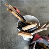 Image 2 : ROLLING HUSKY TOOL BAG W/ CONTENTS AND BUCKET OF SAWS
