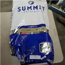 BAG OF SUMMIT DOG FOOD 28LBS