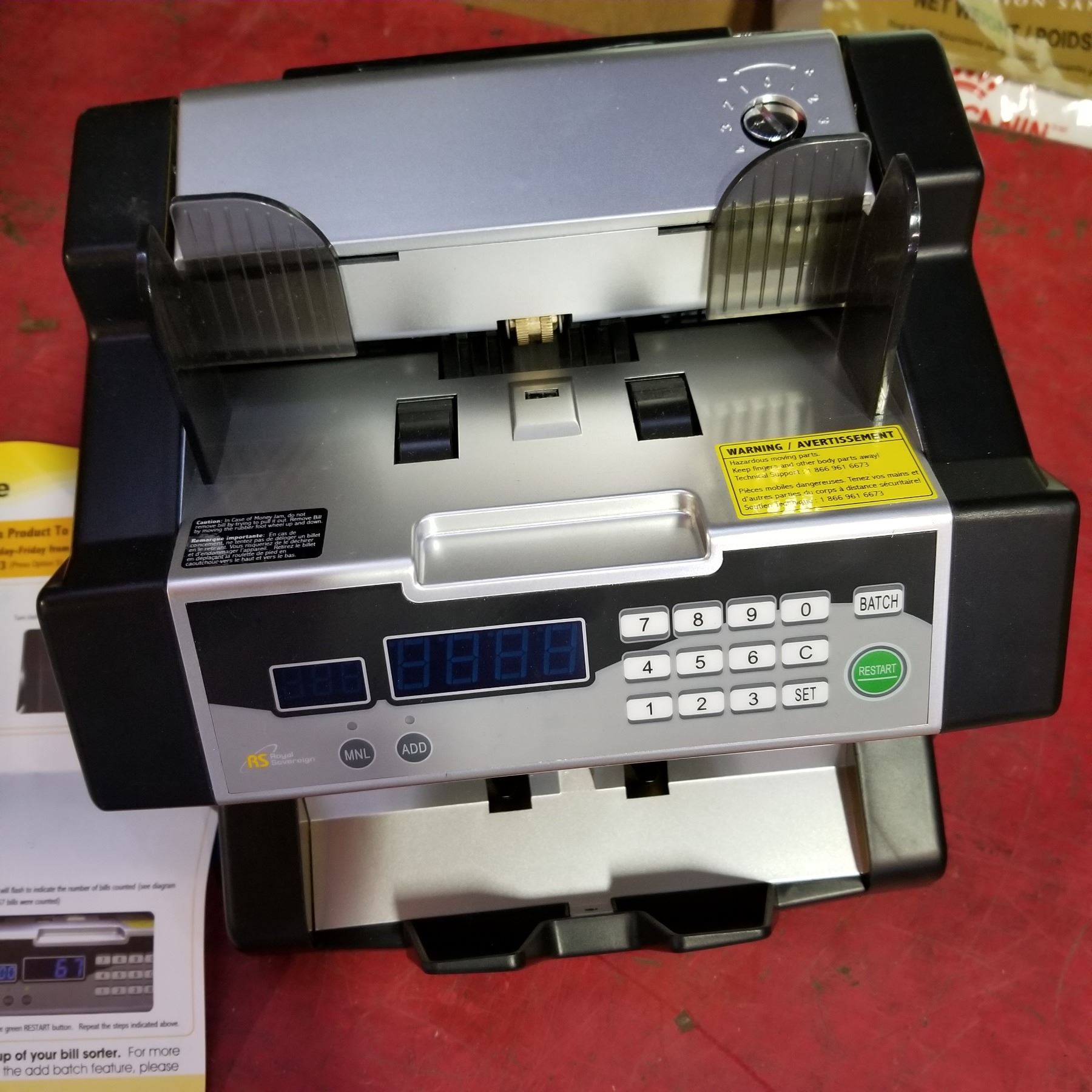 ROYAL SOVEREIGN MONEY COUNTER - Big Valley Auction ROYAL SOVEREIGN MONEY COUNTER - Big Valley Auction