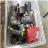 Image 1 : CLEAR TOTE OF POWER TOOLS