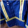 Image 2 : PARKA NOMEX BLUE FLAME RESISTANT W/REFLECTIVE SIZE XL RETAIL $613