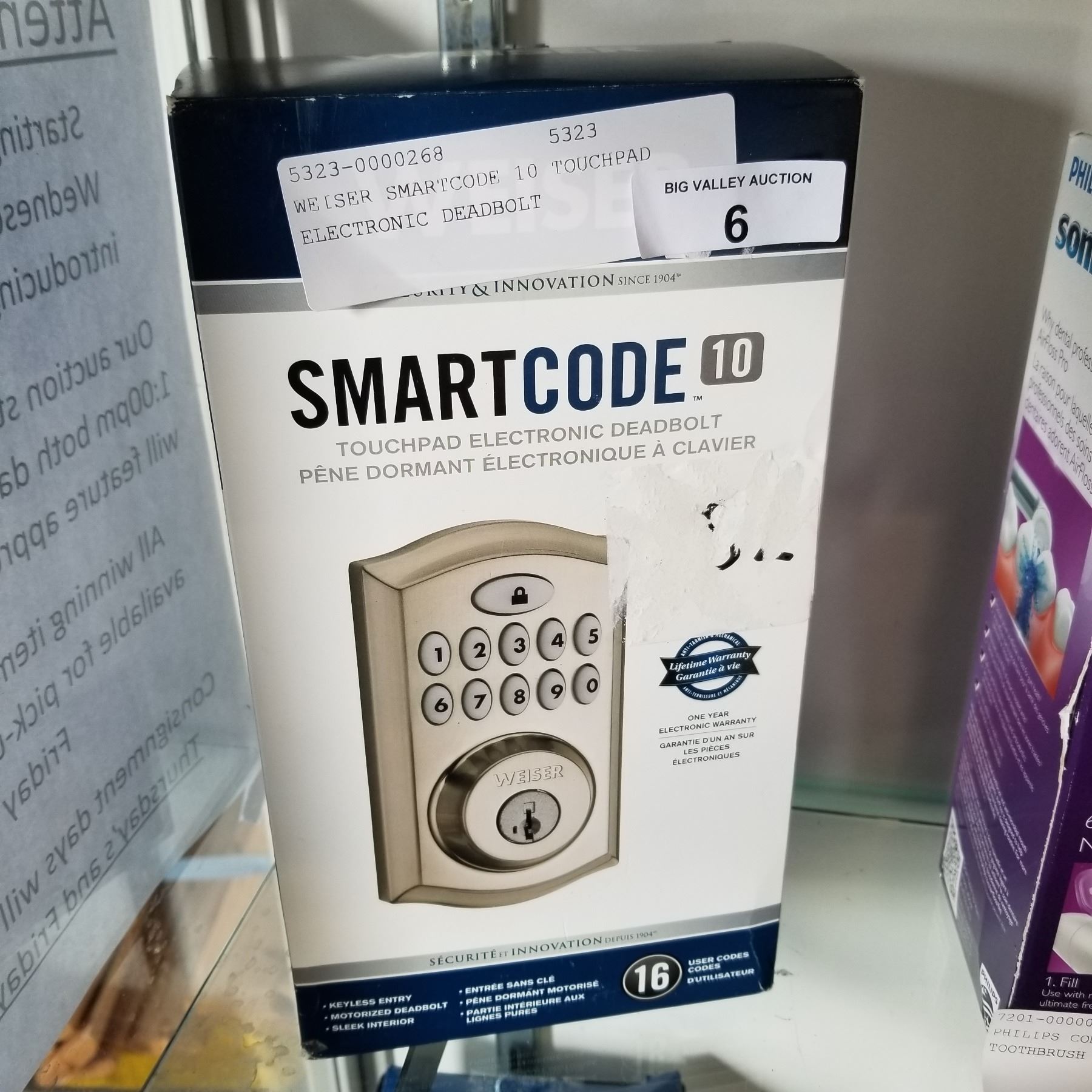 WEISER SMARTCODE 10 TOUCHPAD ELECTRONIC DEADBOLT