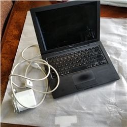 MACBOOK LAPTOP BLACK W/ POWER CORDS