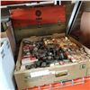 Image 1 : LARGE TRAY OF RADIO TUBES AND RADIO TUBE CASE