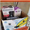 Image 1 : BLACK AND DECKER COFFEE MAKER, SALTON KETTLE, AND FOOD SAVER MACHINE