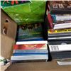 Image 3 : BOX OF DVDS, GAMES, AND BLU-RAYS