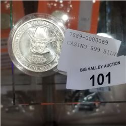 CASINO 999 SILVER CASINO COIN