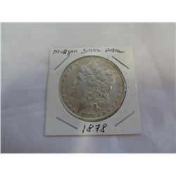 1878 MORGAN SILVER DOLLAR