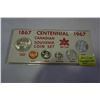 Image 2 : 1967 CENTENNIAL CANADIAN SOUVENIR COIN SET .800 SILVER