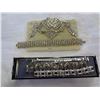 Image 1 : LOT OF RHINESTONE JEWELRY AND BRACELETS