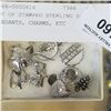 Image 1 : LOT OF STAMPED STERLING SILVER PENDANTS, CHARMS, ETC