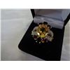 Image 3 : NATURAL CITRINE. SMOKY QUARTZ, GARNETT RING W/ $640 SUGGESTED RETAIL