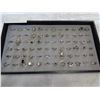 Image 1 : TRAY OF 72 STAMPED 925 STERLING SILVER RINGS