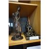 Image 1 : AUSTIN PRO CAST FIGURE AND METAL CAST LADY FIGURE