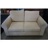 Image 1 : ROLLED ARM PILLOW BACK LOVE SEAT