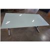 Image 1 : 6FT GLASS TOP TABLE