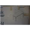Image 2 : NEW ASHLEY MAHOGNAY FINISH TALL COFFEE TABLE - RETAIL $799