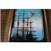 Image 2 : SHIP SHADOW BOX CLOCK