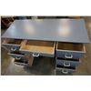 Image 4 : GREY DOUBLE PEDESTAL DESK