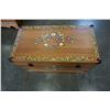 Image 2 : CEDAR LINED CHEST W/ PAINTING