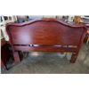 Image 3 : 2 DRAWER FRENCH PROVINCIAL NIGHTSTAND AND HEAD BOARD