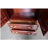Image 3 : FRENCH PROVINCIAL DARK FINISH MAHOGANY ARMOIRE