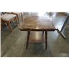 Image 1 : VINTAGE OAK END TABLE
