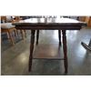 Image 3 : VINTAGE OAK END TABLE