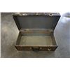 Image 2 : METAL BOUND STORAGE TRUNK