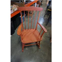 WOODEN ROCKING CHAIR