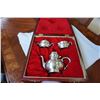 Image 1 : ROYAL SELANGOR PEWTER 3 PIECE TEA SET CASED
