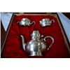 Image 2 : ROYAL SELANGOR PEWTER 3 PIECE TEA SET CASED