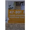 Image 3 : NEW OVERSTOCK INSIGNIA 47-80 INCH FIXED POSITION TV WALL MOUNT 120LB CAPACITY
