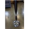 Image 3 : MODERN CHROME ACCENT FLOOR LAMP, WITH WHITE SHADE