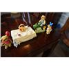Image 1 : LOT OF 4 CHERISHED TEDDIES FIGURES DINING TABLE, JOHN DEERE, POOH BEAR, MICKEYMOUSE CLUB